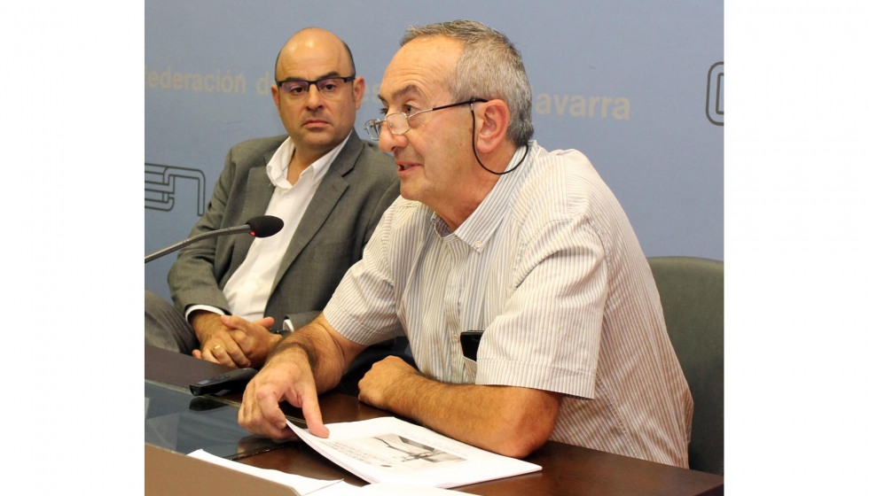 Jesus Urriza, gerente de la empresa Pavimentos Bidasoa, S.L. y presidente de Anip