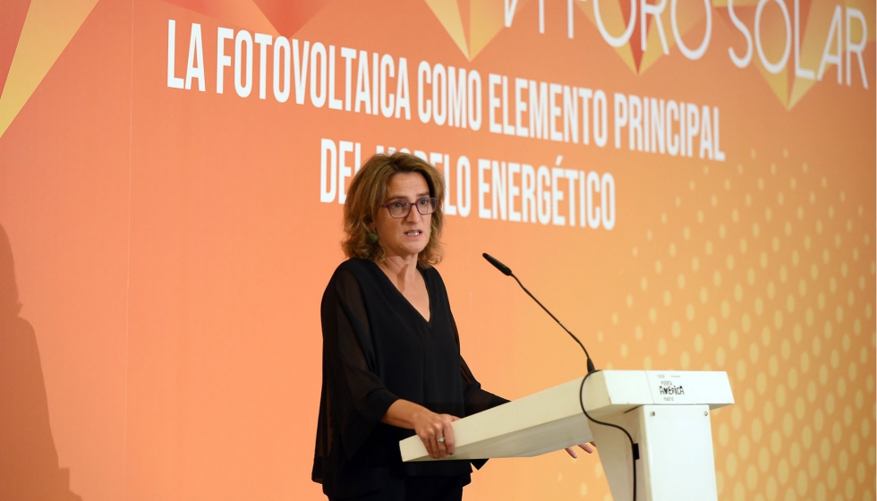 Teresa Ribera inaugur el VI Foro Solar