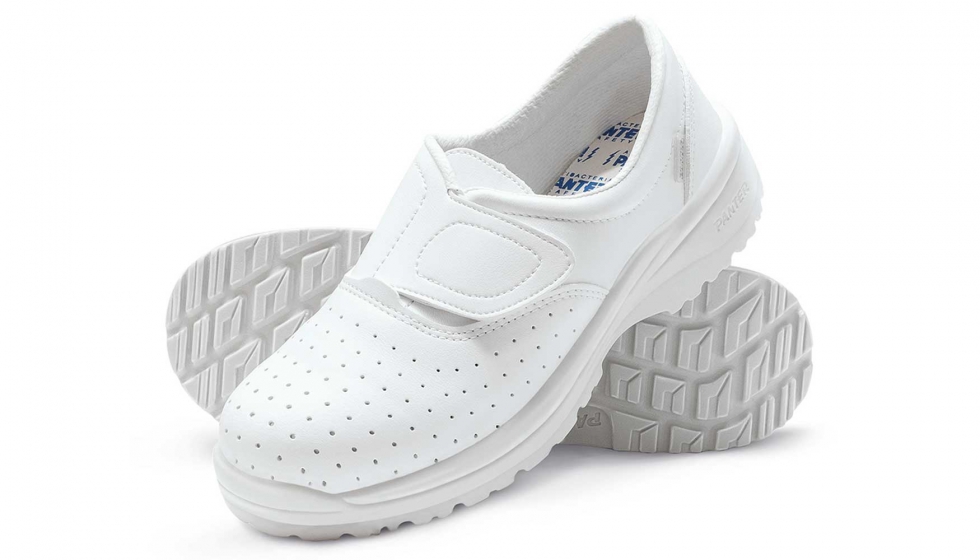 Brisa S1 Blanco Perforado: calzado descanso antibacteriano y con diseño - Protección Laboral