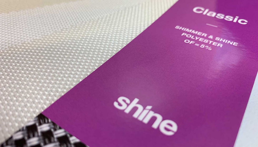 Shine es una gama novedosa y rompedor que se diferencia de los dems tejidos de interior