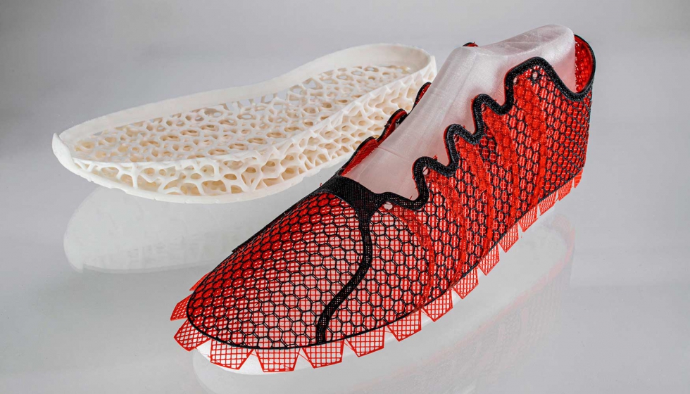 Los zapatos pueden fabricarse a partir de slo dos partes utilizando la impresin en 3D: la suela y la parte superior...