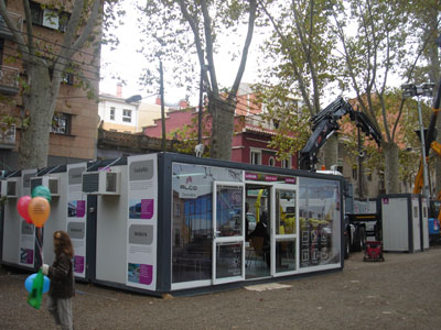 The Alco stand at the fair of Girona was one of their prefabricated modules