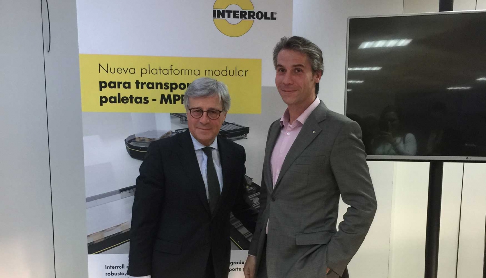 Ramn Rovira da el relevo a Carlos lvarez Garca-Lujn como director general de Interroll Espaa...