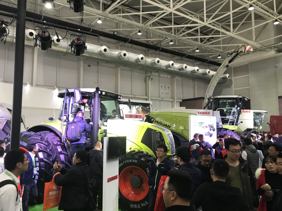 Claas particip con tractores y maquinaria de alta capacidad