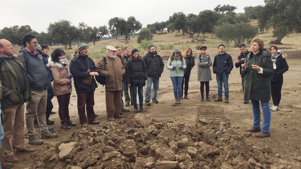 Sesin prctica celebrada en la dehesa objeto de estudio