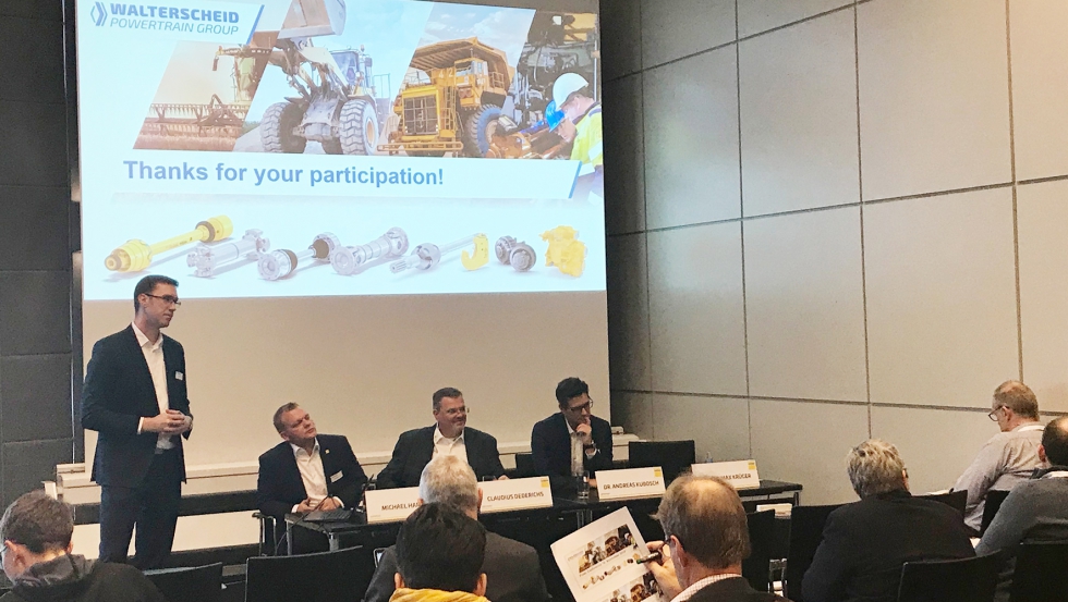 Conferencia de prensa de Walterscheid en Agritechnica 2019