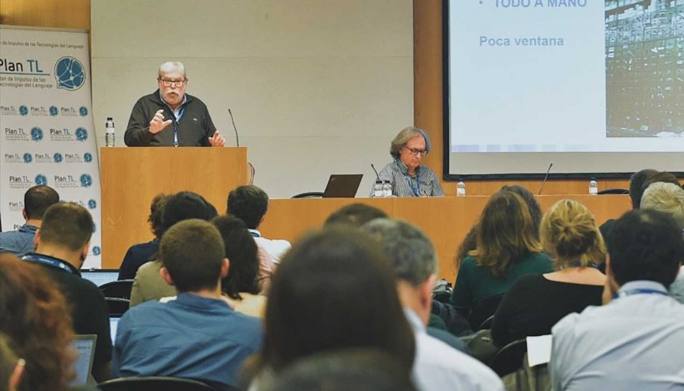 Llus Maj, en representacin de Asho, durante su comparecencia en el Barcelona