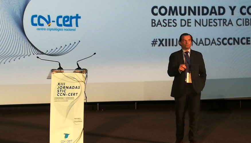 David Lpez, CEO de Cibergob, en las XIII Jornadas de Ciberseguridad