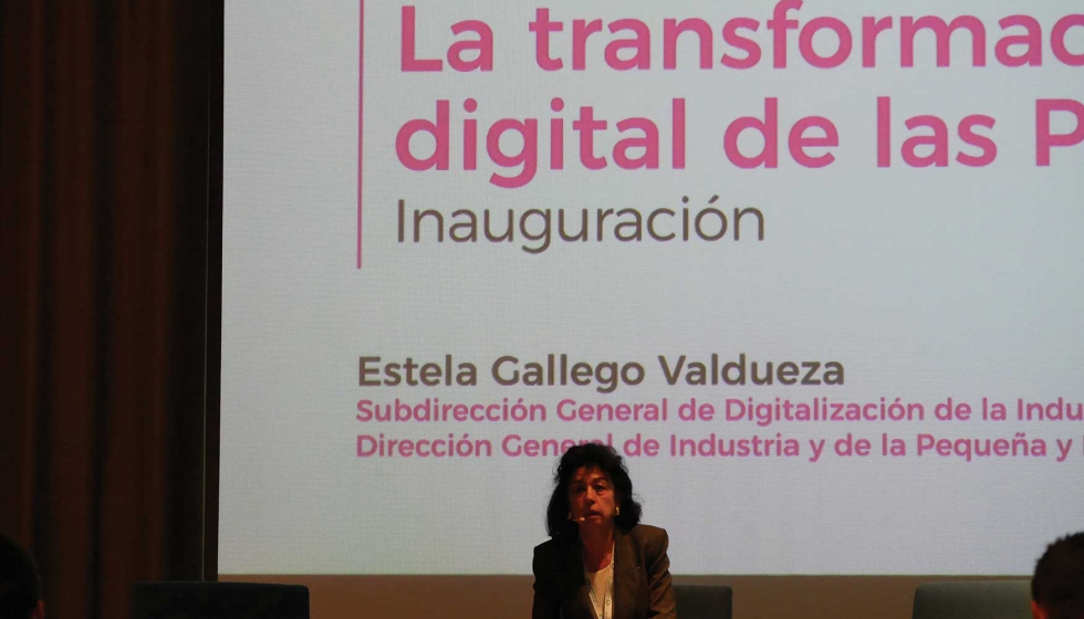 Estela Gallego Valdueza, de la subdireccin general de digitalizacin de la industria y Entornos Colaborativos