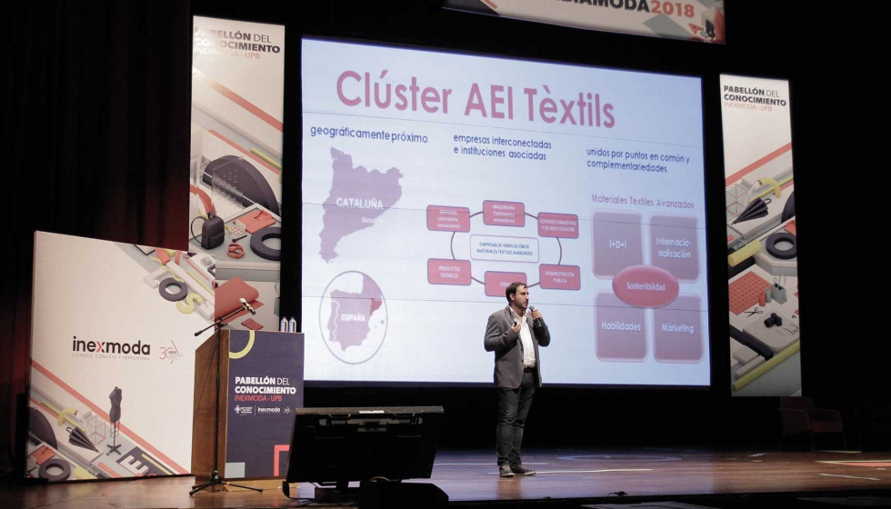 Josep Casamada, project manager de la AEI Txtils, en Colombiamoda 2018