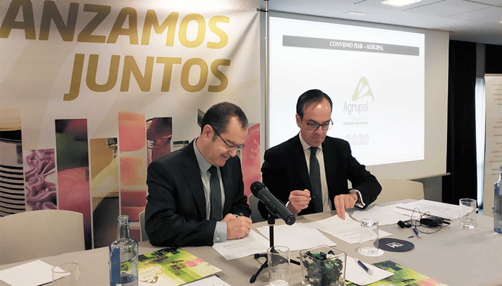 Jos Garca Gmez, presidente de Agrupal, y Mauricio Garca de Quevedo, director general de FIAB