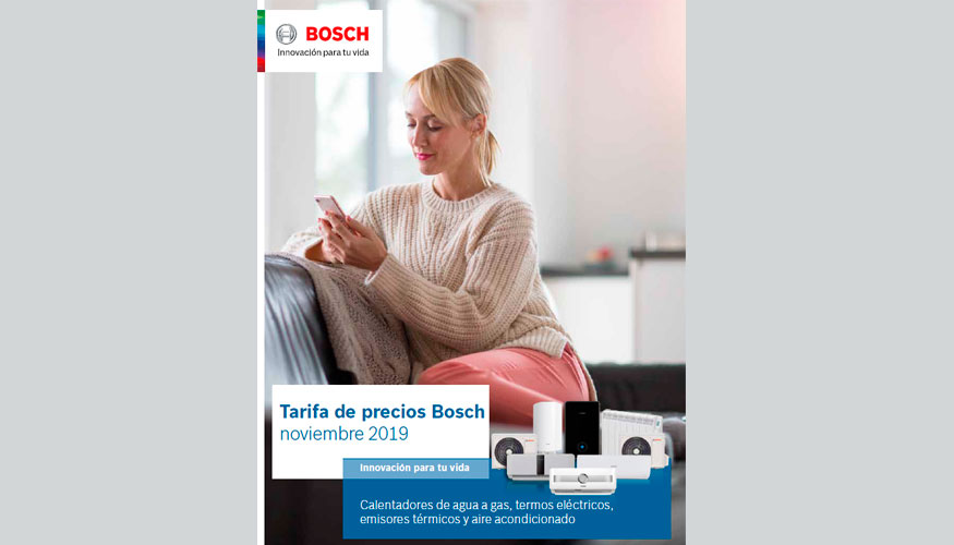 País de origen desconcertado Superposición Nueva tarifa de precios Bosch para agua caliente, calefacción y  climatización - Climatización e Instalaciones