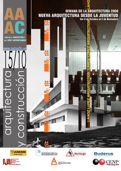 Cartel de la edicin 2008 de la Semana de la Arquitectura