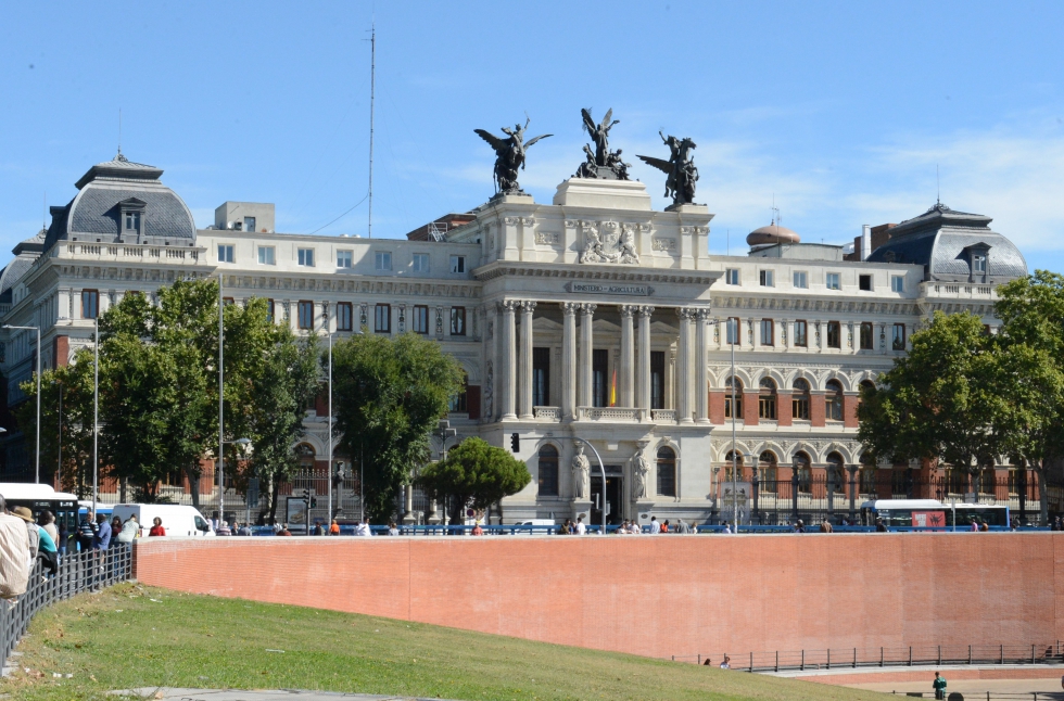 Sede del Ministerio de Agricultura, en la Glorieta Carlos V, de Madrid