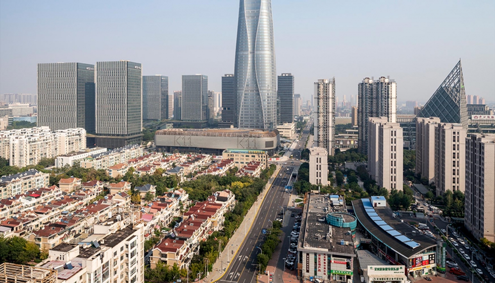 CTF, Centro Financiero Tianjin. Foto: Seth Powers