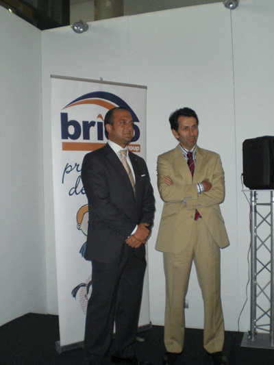 Jose Mara Mera y Enrique Coco, Presidente y Gerente respectivamente de Bricogroup