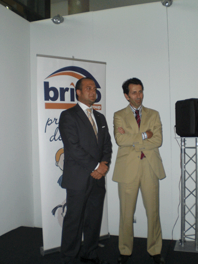 Jose Maria Mera and Enrique Coco, President and Manager, respectively Bricogroup