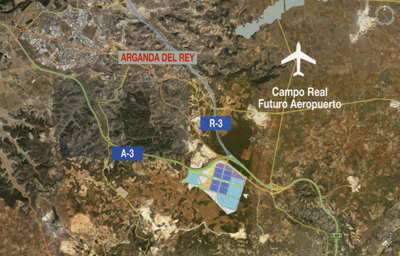 Activities of Arganda del Rey downtown will benefit from the proximity of the airport