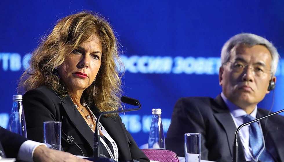 Emma Marcegaglia es la presidenta de Eni