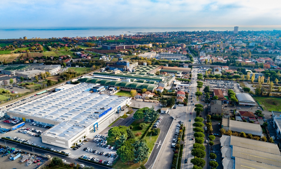 Instalaciones de Scm Group en Rimini (Italia)