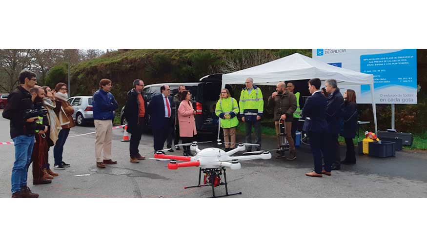 La demostracin tuvo lugar el 8 de enero en el embalse de Eiras, que abastece de agua potable a Vigo y otras poblaciones de la zona...