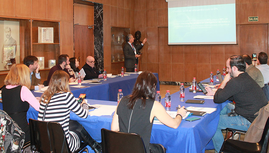 Jorge Gil, director de IDC, en su presentacin a los medios de comunicacin de las predicciones de la consultora para 2020...