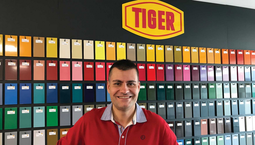 Oscar Illanas, National Sales Manager de Tiger Coatings