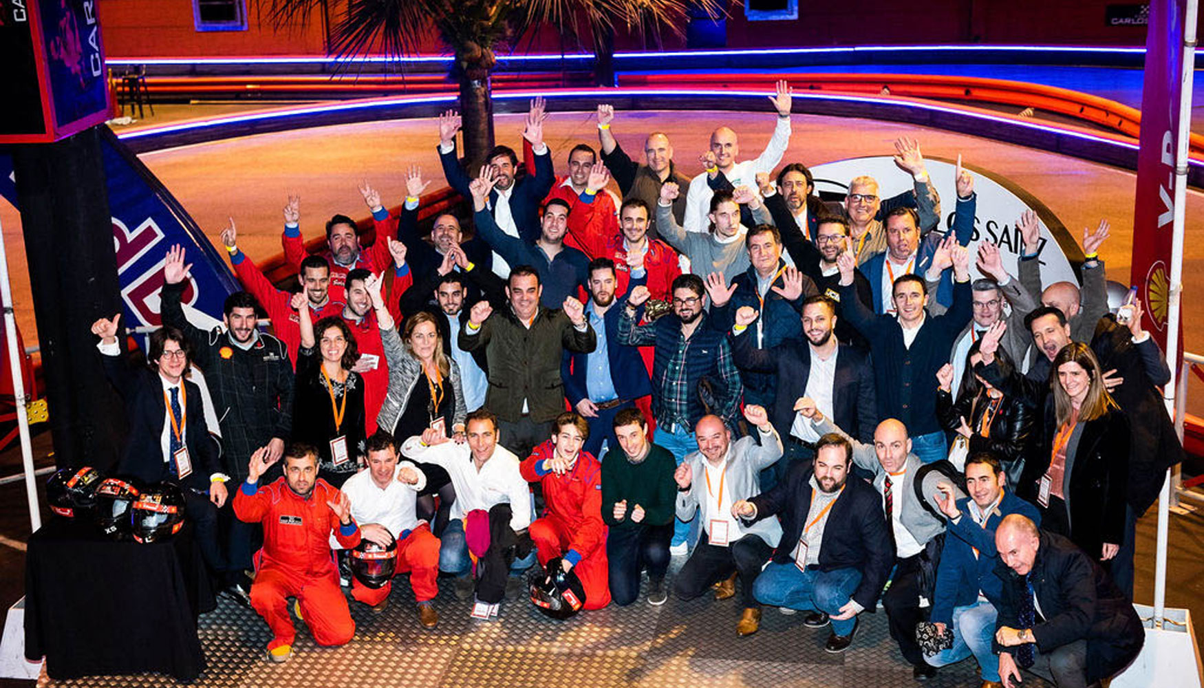 El Carlos Sainz Karting acogi una competicin de karts entre los asistentes al Foro Aseamac 2020