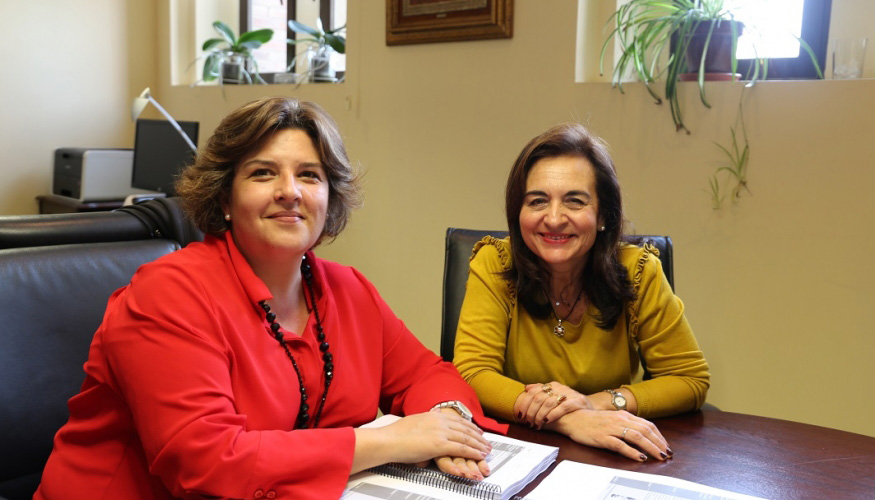 Las investigadoras principales del proyecto, Carmen Balbuena y Manuela lvarez