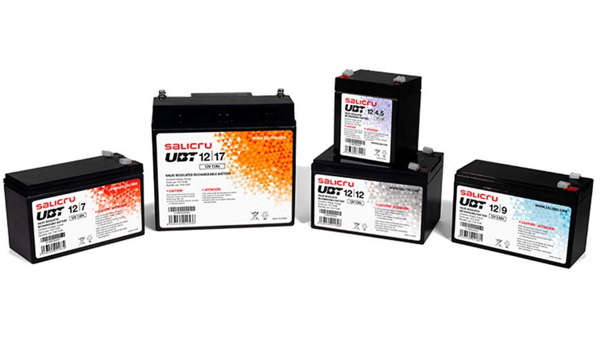 Las bateras UBT estn completamente selladas y hermticas y estn libres de mantenimiento
