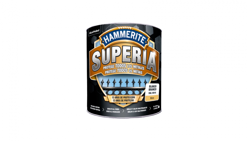 Hammerite Superia, el esmalte perfecto para todo tipo de metales