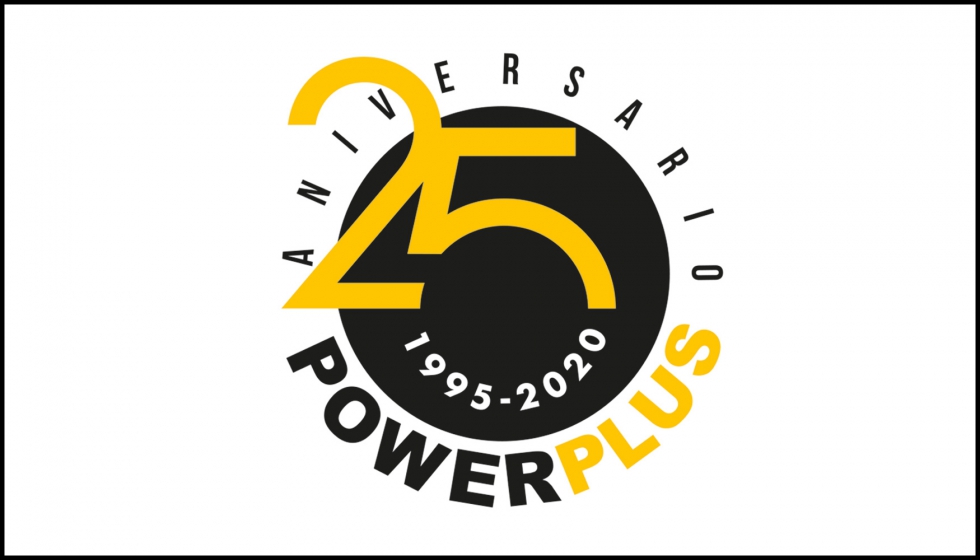 Logotipo del 25 aniversario de Powerplus