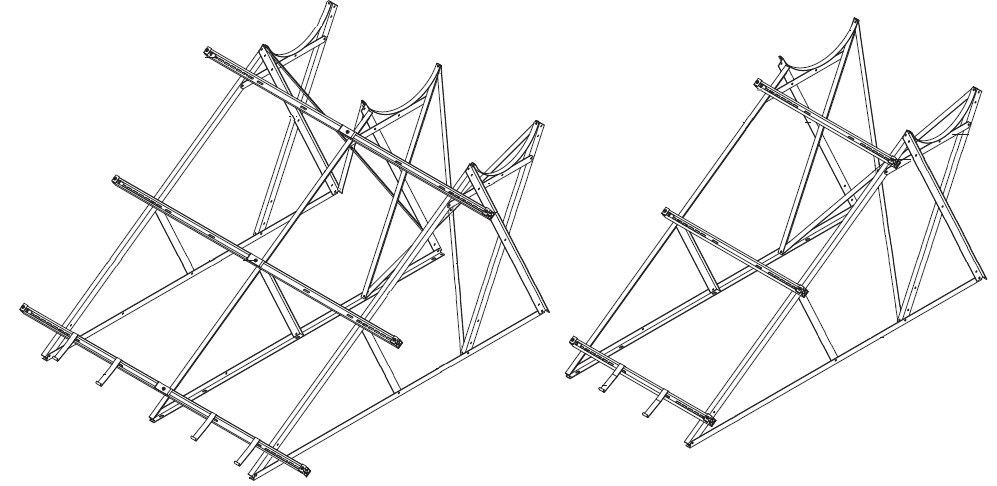 Fig.7 - Exemplo estrutura de Termossifo para superfcie plana