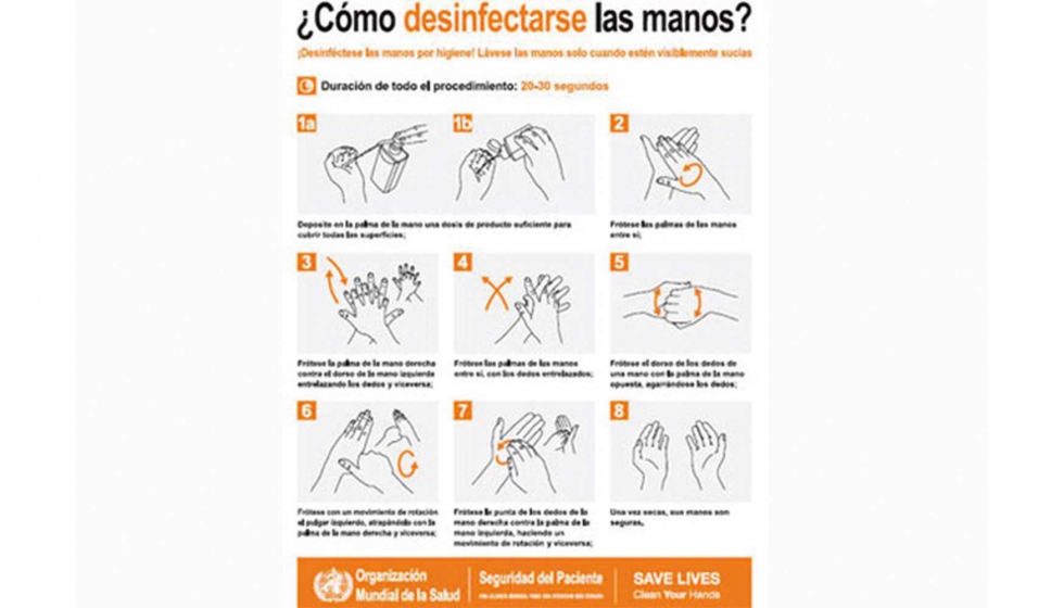 Cómo se desinfectan las manos correctamente?
