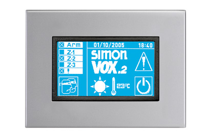 El sistema domtico SimonVox.2 combina control y seguridad de una forma sencilla