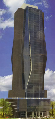 Con 48 plantas, la torre Quartz es uno de los proyectos de oficinas ms altos de la ciudad de Panam