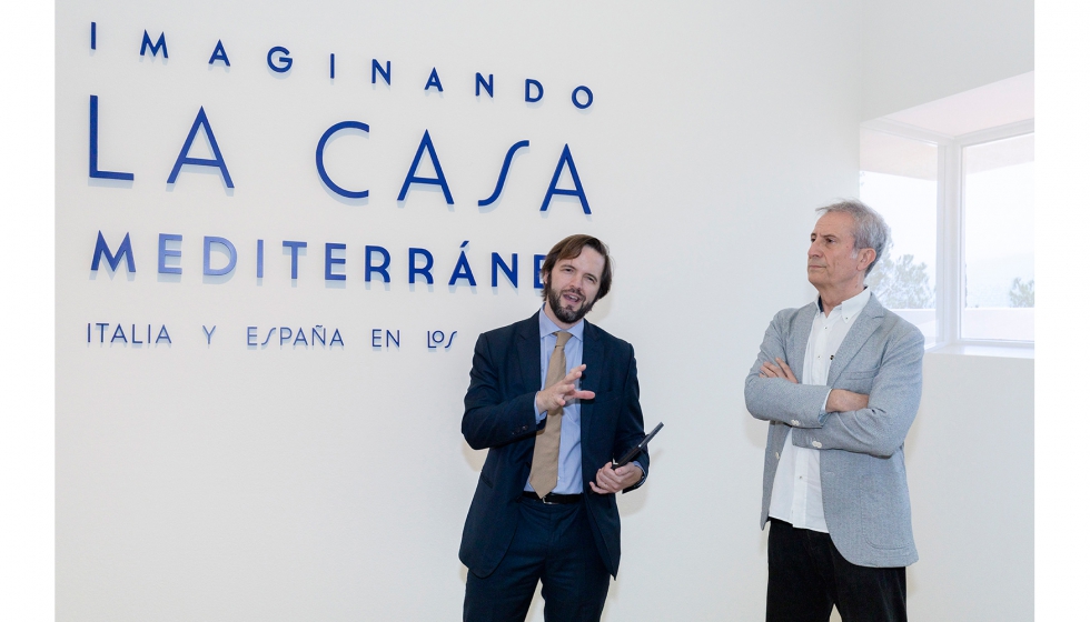 Alfonso Noriega, Fundacin ICO y el comisario de la exposicin, Antonio Pizza