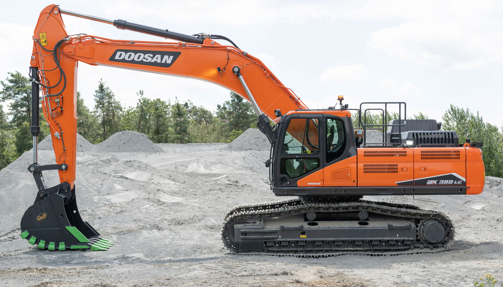 Nueva excavadora de cadenas Doosan DX380LC-7, de 40 toneladas