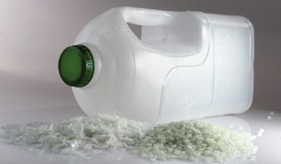 HDPE recycling 'bottle-to-bottle' cycle...