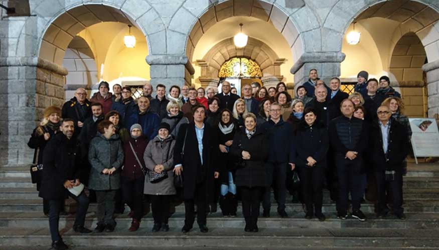 Los miembros de Context en el Ayuntamiento de Ljubljana