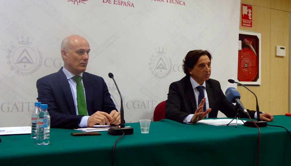El presidente de GAD3, Narciso Michavila, y el presidente del CGATE, Alfredo Sanz