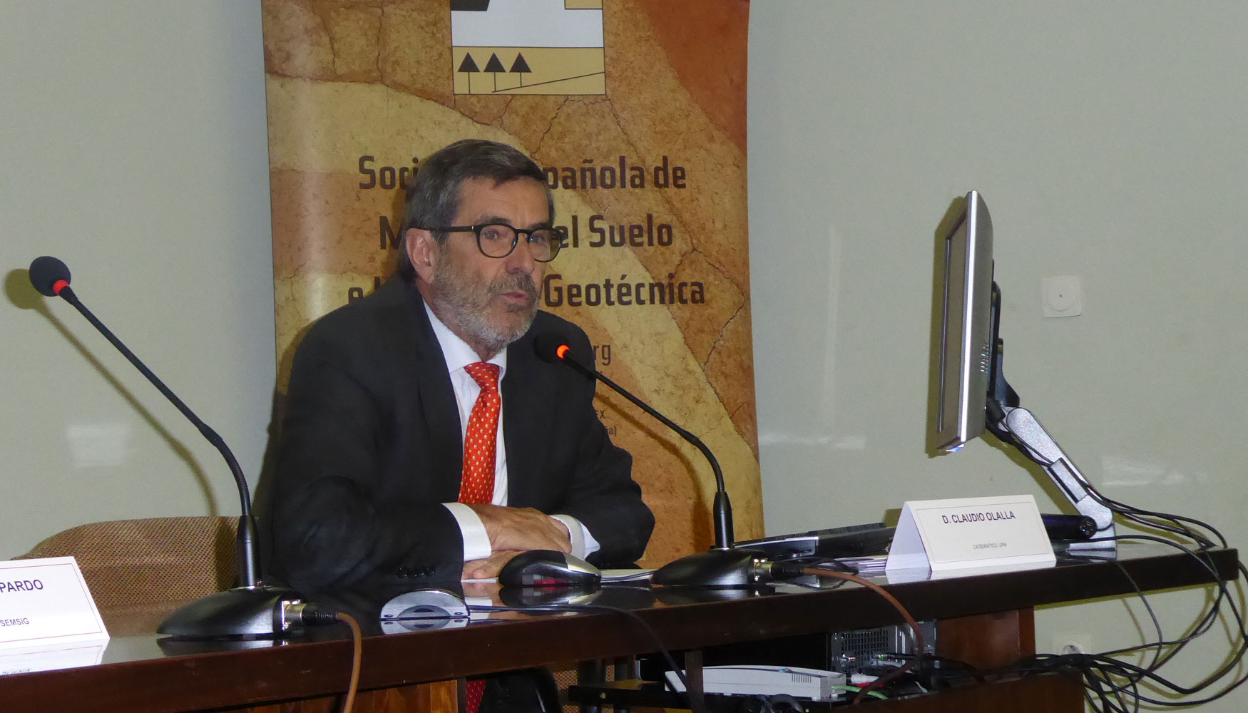 Claudio Olalla, catedrtico de Ingeniera del Terreno. UPM