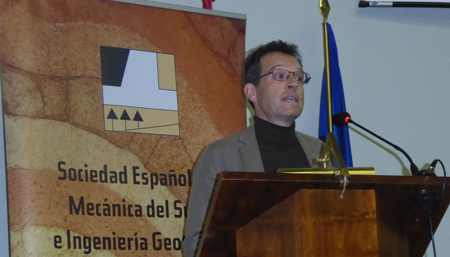 Jos Estaire, jefe del rea de Infraestructura Tecnolgica en el Laboratorio de Geotecnia del Cedex