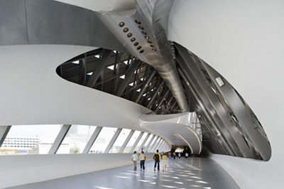 Interior del Pabelln Puente en la Expo Zaragoza 2008