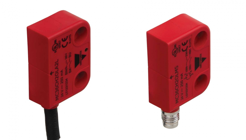 MC36CH cable y conector, adecuados para monitorizacin de puertas de seguridad en ambientes industriales hostiles