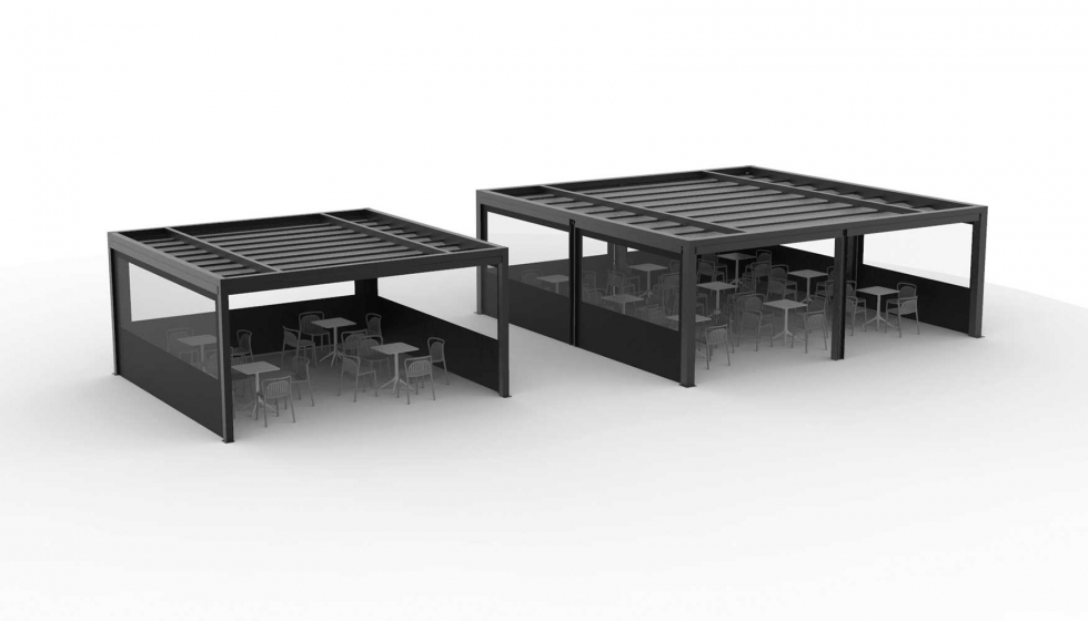   Los sistemas de proteccin solar de Solplay son perfectos para el sector Horeca