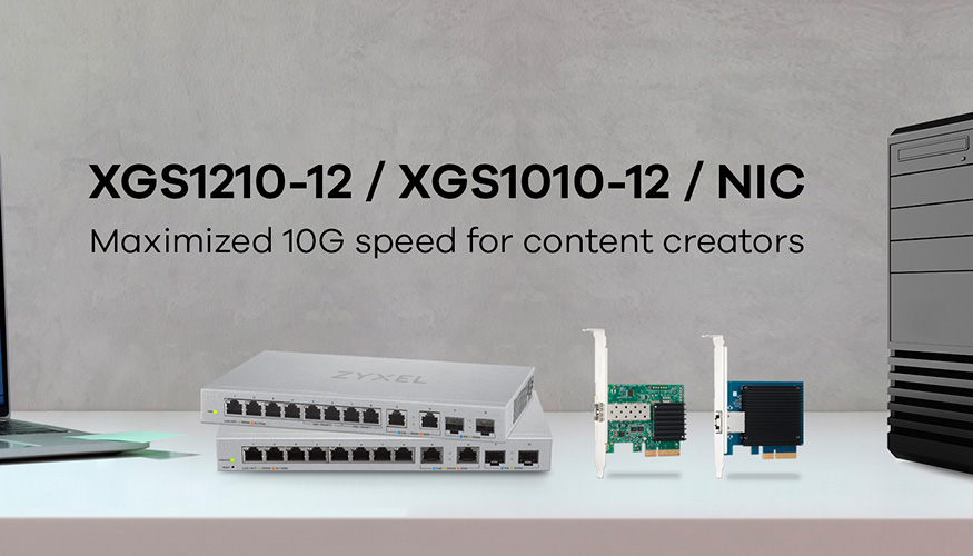 Nuevos switches Zyxel XGS1210-12 y XGS1010-12