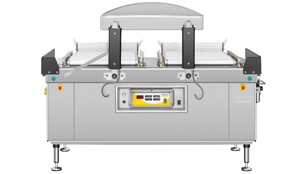 Las dimensiones de la cmara de vaco de la EVD-A-20 son: 955 x 895 x 250 mm