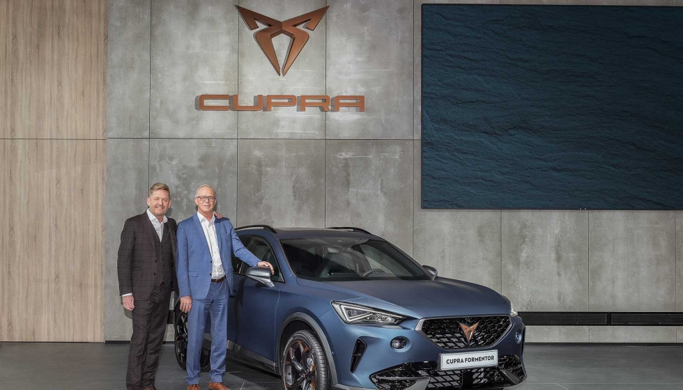 La compa��a presenta el Cupra Formentor de serie, que se fabricar� en la planta de Martorell...