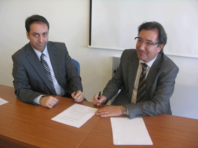 Juan Prez, director de Parc dInnovaci La Salle, y Albert Vidal, director de Cetemmsa y nuevo presidente de la ACT...